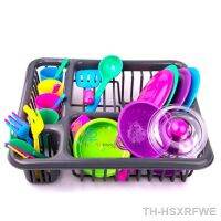 【hot】№❒  28pc Kids Dish Playset Childrens kitchen tableware set family 28 pieces of utensils