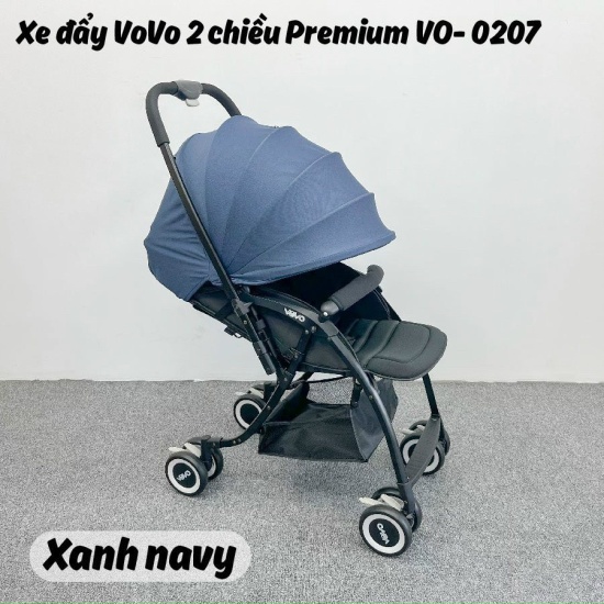 Xe đẩy trẻ em gấp gọn 2 chiều 3 tư thế vovo vo-0207 mẫu nâng cấp mới nhất - ảnh sản phẩm 9