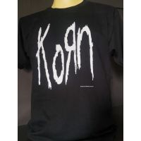 เสื้อวงนำเข้า KORN Band LOGO Nu Metal Limp Bizkit Linkin Park Slipknot Style Vintage T-shirt