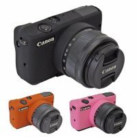 เคสใหม่น้ำหนักเบาสำหรับ Canon EOS M10กระเป๋ากล้องซิลิโคนตัวเครื่องมีการป้องกันอย่างดี Cq-19 4สี