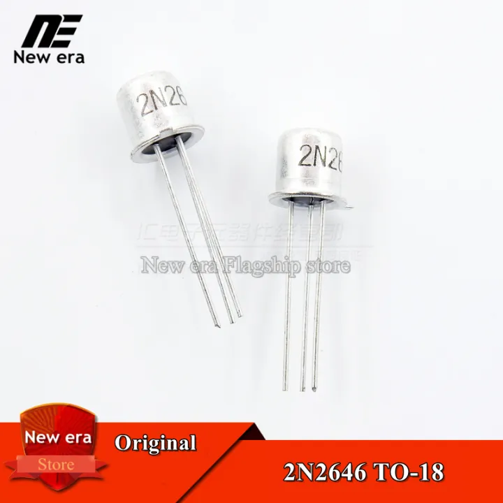 2/5Pcs Original 2N2646 TO18 Transistor Double Base Diode Ordinary and