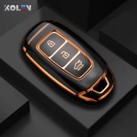 แฟชั่น TPU รถ Remote Key Case Cover Shell Fob สำหรับ Hyundai I30 Ix25 Elantra KONA Solaris Azera Grandeur Ig TM Accent Santa Fe