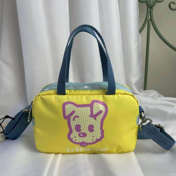 lesportsac-japanese-ab-face-cute-พิมพ์ลายโทรศัพท์มือถือ-mini-messenger-bag-กระเป๋าลิปสติก-4298