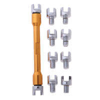 10 Size (5.0-6.8mm) Wheel Spoke Wrench Kit Fit for Motorcycle Motorbike