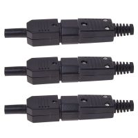 3X 250V 10A Power Connector IEC 320 C14 Plug to C13 Socket