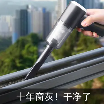 Cordless Window Glass Vacuum Cleaner with Squeegee Spray Bottle Water Tank  2 In 1 Portable Handheld