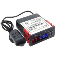 ตัวควบคุมอุณหภูมิความชื้นในเทอร์โมสตัตดิจิตอลควบคุม STC 3028 AC 110V 220V DC 12V