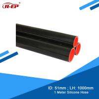 R-EP 1Meter 51MM Silicone Hose Straight Durite Silicone Cold Air intake Pipe Rubber Joiner Inter cooler  for Radiator Tube