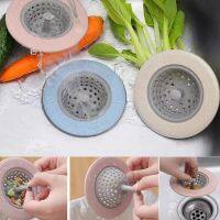 Silicone Sink Filter Anti-Blocking Sewer Hair Filter With Handle Drain Strainer Cover Kitchen Bathroom Accessories