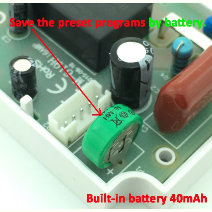 สวิตช์ตั้งเวลาหน้าจอขนาดใหญ่-lcd-1-598นิ้ว24v-dc-ac-7วันสวิตช์ตั้งโปรแกรมเวลาได้อัตโนมัติรายสัปดาห์พร้อมรีเลย์-ul-listed-ภายใน