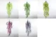 塔罗球82Cm 5白柳藤布丁Bunga Palsu Pokok Pokok Renek Tumbuhan Hijau Pasu Hiasan Taman Rumah Bekalan Perkahwinan murah Simulasi Bunga Violet Anggur