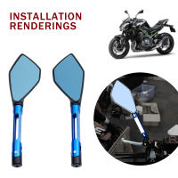 For KAWASAKI Z900 Z750 Z1000 Z800 NINJA 250 650 ER-6N Motorcycle Accessories Rearview Side Mirrors Rear View Mirror Handlebar