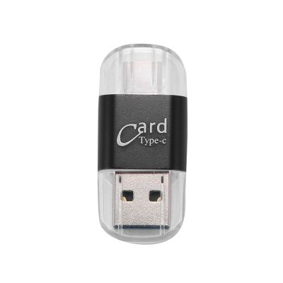 Card Reader Aluminum USB Type C OTG Micro-SD/TF External Memory Card Reader Adapter for Computer
