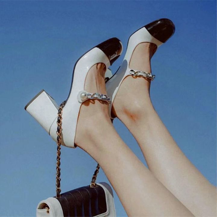 s-jrr-women-high-heels-shoes-mary-janes-pumps-square-toe-retro-leather-sandals-black-white-patchwork