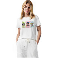 เสื้อยืดคุณภาพดี[S-5XL] เสื้อยืด แขนสั้น พิมพ์ลายการ์ตูน Powerpuff Girls แฟชั่นสำหรับเด็ก