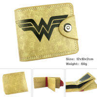 Wonder Womans พิมพ์อะนิเมะ Bifold/ซิปกระเป๋าเงินใส่เหรียญทรงสั้น PU หนังคลิปเงินกระเป๋าเก็บบัตรเสื้อยืดเด็กกระเป๋าเหรียญลายกระตูนตัวอักษรกระเป๋าสตางค์สำหรับเด็กหญิงเด็กชายผู้ชายผู้หญิง0000