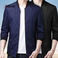 เสื้อนอก AIRBOOB สำหรับผู้ชายคนใหม่ฤดูใบไม้ร่วงและฤดูใบไม้ผลิแจ็คเก็ตคอปกตั้งลำลองสำหรับผู้ชายวัยกลางคน Jaket Baseball พ่อผู้สูงอายุ