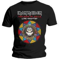 Hot sale Iron Maiden band graphic Mens 100% Cotton Round Neck Short Sleeve T-Shirt  Adult clothes