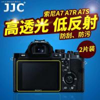 JJC Sony A7ไมโครซิงเกิ้ล A7R รุ่น A7S หน้าจอ HD ป้องกันฟิล์มกล้องกันรอยขีดข่วน2ชิ้น