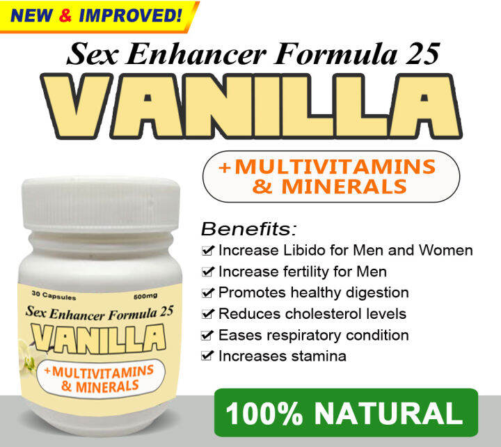 Sex Enhancer Vanilla Formula 25 Multivitamins And Minerals Lazada Ph