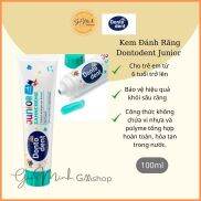 Kem đánh răng trẻ em Dontodent Junior cho trẻ từ 6 tuổi 100gr Hàng nội địa