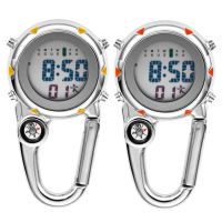 Clip on Carabiner Digital Watch Luminous Sports Watches Carabiner Watch for Hikers Mountaineering Outdoor