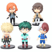 5ชิ้นเซ็ตฮีโร่ของฉัน A Cademia รูปของเล่น Midoriya Izuku Bakugo Katsuki Todoroki Shoto Iida Tenya พีวีซีตัวเลขของเล่น10เซนติเมตร