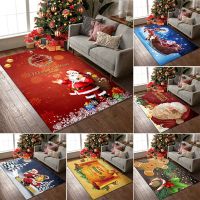 [A VOGUE] European Andliving Roomblanket Cartoon Santacarpetfloor Mat Rug Bedroom Decor