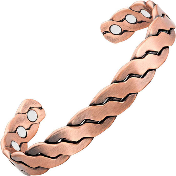 Pure Copper Bracelet Arthritis Pain Relief Carpal Tunnel