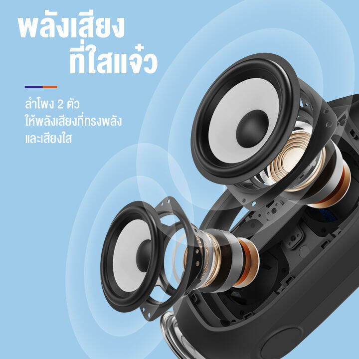 ลำโพง-tronsmart-bang-se-40w-portable-party-speaker-ลำโพงบลูทูธ-ลำโพงไร้สาย-ลำโพงมีสาย-ลำโพงพกพา-กำลังขับ-40-วัตต์-ป้องกันน้ำ-ipx6-รับประกัน-1-ปี-mobuying