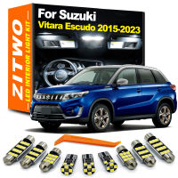 Zitwo 11pcs สำหรับ Suzuki Grand Vitara SHIELD MK4 2015 2017 2018 2020 2021 2022 2023 LED ภายใน Light Kit Vanity กระจกหลอดไฟ