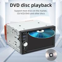 Funtasica 6.2 เครื่องเล่นซีดีดีวีดีวิทยุสเตอริโอรถยนต์เครื่องเล่น CD DVD ระบบเสียงหน้าจอสัมผัส