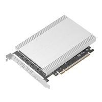 Pcie 4.0ประสิทธิภาพสูง X16ไปยัง4พอร์ตการ์ด Raids 2 SSD PCIE4.0ถึง.2 NVME การ์ดขยาย SSD 256Gbps