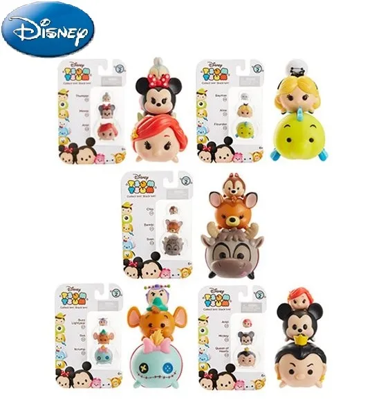 Genuine TSUM Jenga Figure Toy Mickey Winnie The Pooh Kawaii Cartoon ...