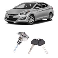 LH Driver Side Door Lock Cylinder &amp; Keys 81970-3XA00 for 2011-2016 Hyundai Elantra 1.8L 2.0L