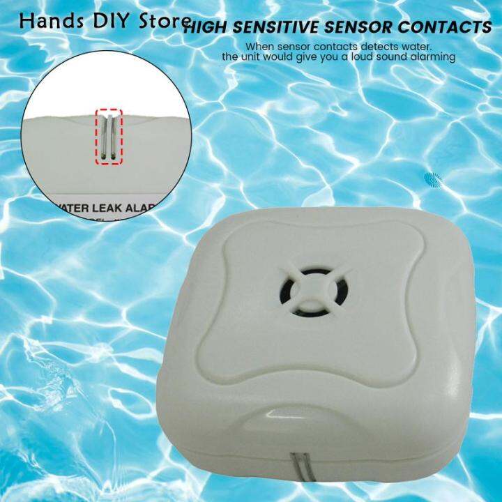 Hands DIY Store 2Pcs Water Sensor Alarm High Sensitivity Water Leak