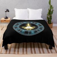 Ready Stock Bill cipher Throw Blanket Flannel Blanket Bed linens