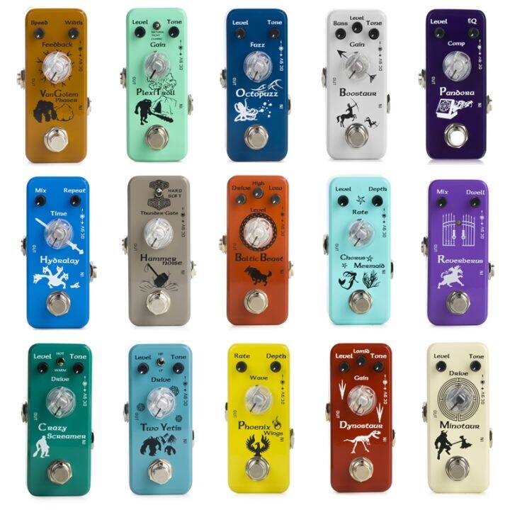 【JH】 Movall Electric Effect Pedals Distortion/Overdrive/Delay/Reverb