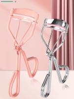 Eyelash Curler With Eyelash Comb Handheld Metal Eyelash Curler Clip Big Eye Cosmetic Tools Portable Curler Crimp-free Lashes