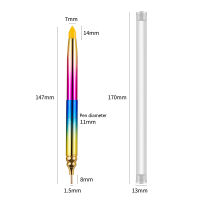 ?rangdongshiw4i? เล็บสีปากกา dual ended Art Brush rhinestone ROTARY PUSH picker WAX pencil