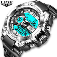 LIGE 2021 Watches For Men Top Luxury Brand Business Quartz Men’s Watch Stainless Steel Waterproof Wristwatch Relogio Masculino