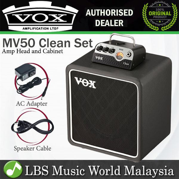 BC108　Amp　Amplifier　Head　Clean　Cabinet　Guitar　Nutube　Lazada　Vox　(MV50-CL-SET)　MV50　and