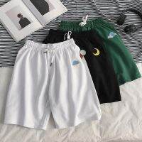 Five-point beach shorts mens loose 5-point running pants tide nd sports trend all-match pants五分沙滩短裤男宽松5分跑步裤子潮牌运动潮流百搭中裤