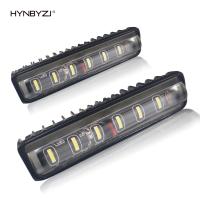 HYNBYZJ แถบแถวแสงสัญญาณไฟบาร์ Led 7นิ้วไฟเดย์ไลท์ขับรถออฟโรด15000LM 90W สำหรับ SUV แทรกเตอร์ ATV เรือรถบรรทุก