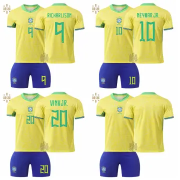 Nike Brazil Richarlison Home Jersey 22/23 w/ World Cup 2022
