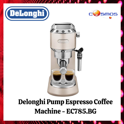 Delonghi EC785 Dedica Metallics Pump Espresso Coffee Machine EC785.BG