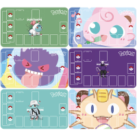 60*35*0.2 ซม.PTCG Pokemon การ์ดเกมโดยเฉพาะการต่อสู้กับการ์ตูน Gengar Meowth Jigglypuff Snorlax อะนิเมะของเล่นของขวัญ-Souyine