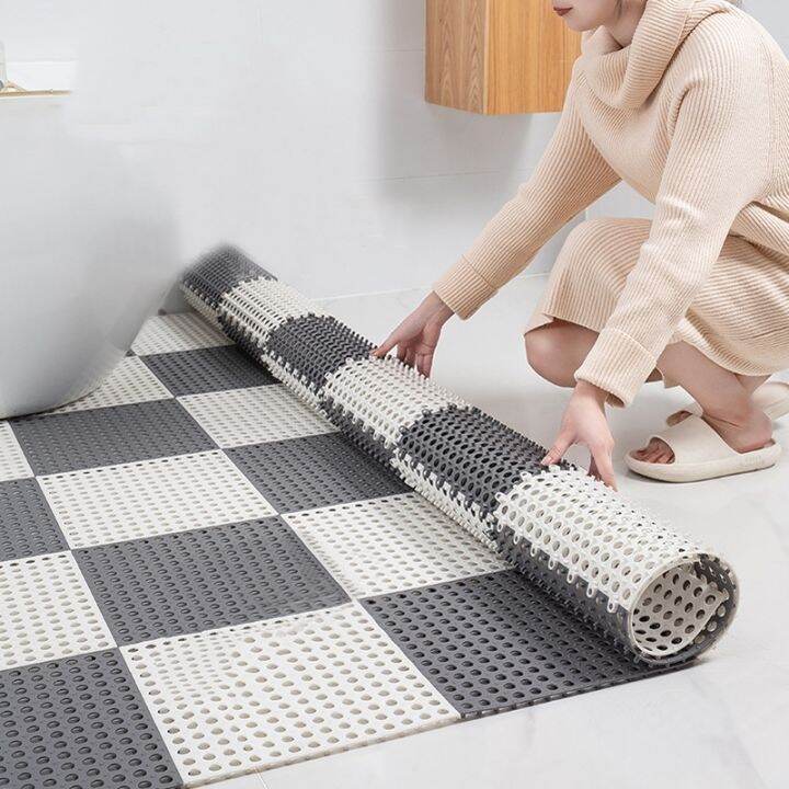 PVC AntiSlip Bath Mats 30x30 Floor Mats Hollowed Bath Mat Shower