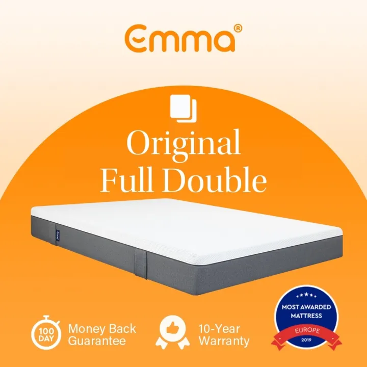 Emma Original Mattress Full Double Size Ergonomic Memory Foam Medium