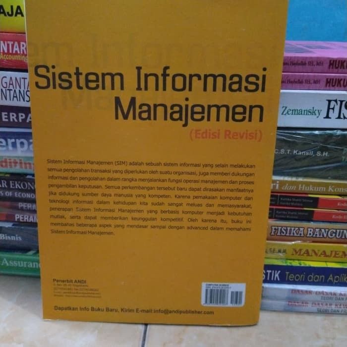LARIS Sistem Informasi Manajemen Edisi Revisi Tata Sutabri BUKU Lazada Indonesia